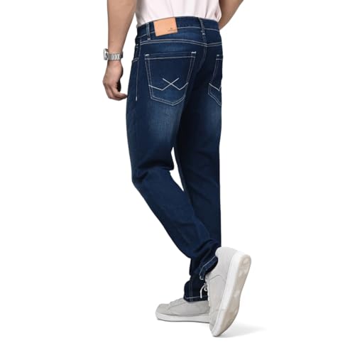 Image of WROGN Men's Slim Fit Jeans | Cotton Stretch | Mid Rise | Casual Denim