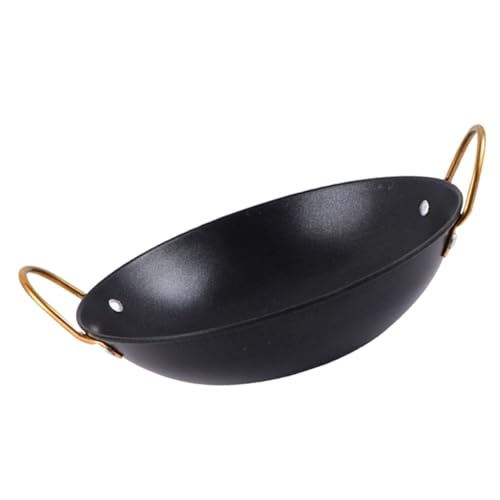 FUNNETOYU Olla de Acero Inoxidable con Doble Asa Resistente Diseño Grueso para Distribución Uniforme del Calor para Mariscos y Hot Pot Fácil de Limpiar y Manejar