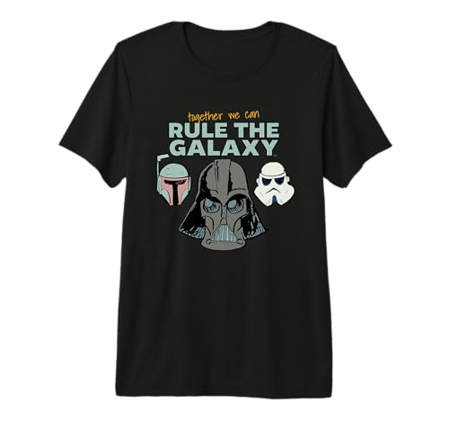 T-shirt Star Wars Villain Trio en coton premium pour fan de la saga
