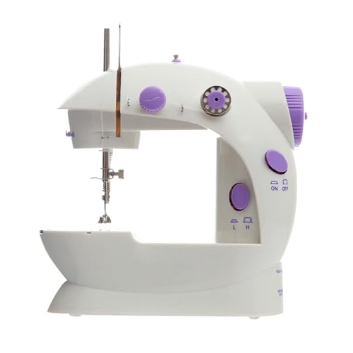 GKJHTED Máquina de Coser doméstica, minimáquina de Coser multifunción de Escritorio automática, prensatelas para Puntada de cadeneta Gruesa, máquina de Sastre