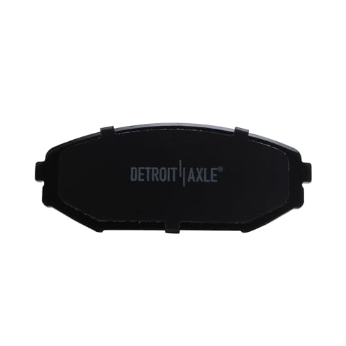 Image of Detroit Axle - Front Brake Pads for 1999-2004 Honda Odyssey, 2001-2002 Acura MDX, Ceramic Brake Pads w /Hardware Replacement