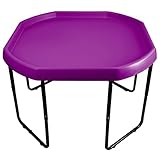 simpa Children's Large 100cm Plastic Sand & Water Pit Toys Mixing Play Tray PURPLE with Height Adjustable Stand.