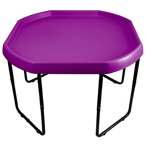 simpa Children's Large 100cm Plastic Sand & Water Pit Toys Mixing Play Tray PURPLE with Height Adjustable Stand.