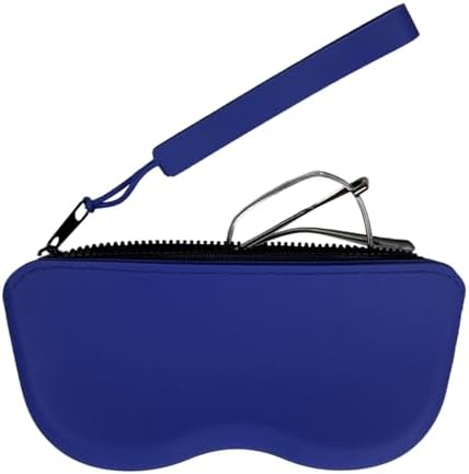 Étui Souple Silicone Pour Lunettes Et Lunettes De Soleil - Fermeture éclair, Dragonne, Anti-rayures - Sport, Voyage, Ski