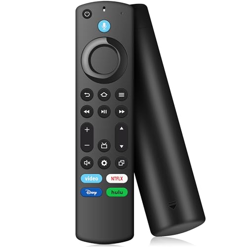 Replacement Voice Remote for Fire Smart TVs Stick (2nd/3rd Gen),TV Stick 4K/Lite,TV Cube, Remote for AMZ 2-/4-/Omni/QLED Series, Insignia, Pioneer Smart TVs