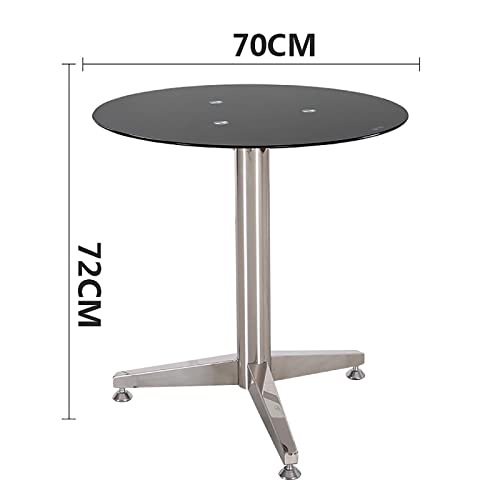 Table de loisirs ronde en verre trempé pour espace réception - 3