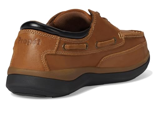 Image of Propet Mens Pomeroy Boat Casual Shoes - Black