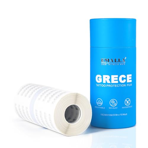 Emalla GRECE Tattoo Aftercare Bandage, Waterproof Second Skin Tattoo Cover