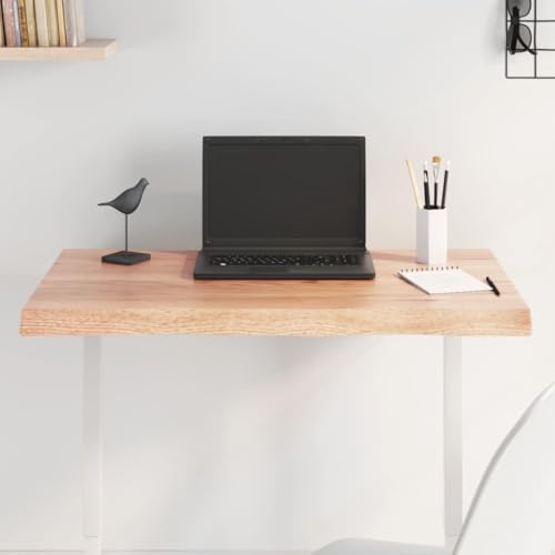 FMPGJLYH Solid Oak Table Top 31.5 x 19.7 Inch, Rustic