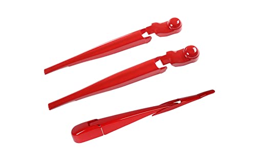 Garniture essuie-glace Jeep rouge pour look aventurier sur les pistes tout-terrain