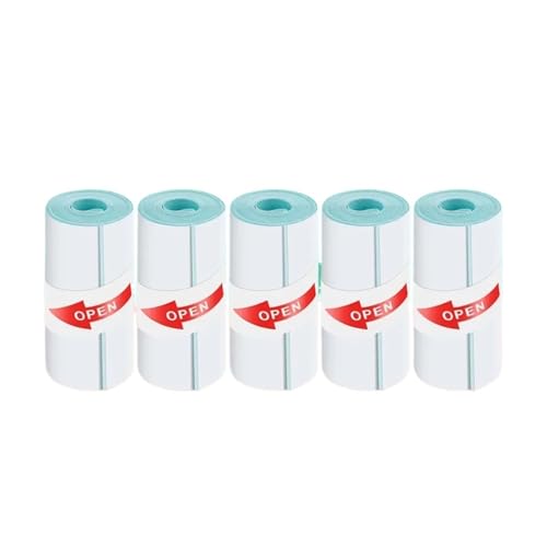 Rouleaux papier thermique autocollants pour imprimer des étiquettes et mémos sans encre