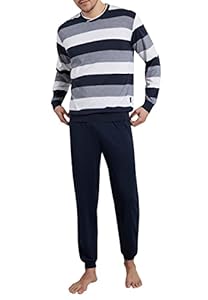 Götzburg Pyjama Herren Zweiteiliger Schlafanzug lang 56