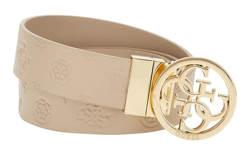 Ceinture GUESS Phoebe Taupe Modulable 2-en-1 avec Boucle Amovible