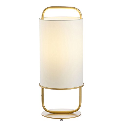 Preisvergleich Produktbild Uus Tischlampe Schmiedeeisen Stoff Schlafzimmer Nachttischlampe E17 Lampenfassung 25 * 60CM warmes Licht (energiesparendes A +) (Farbe : Warmes Licht, größe : 25 * 60cm)