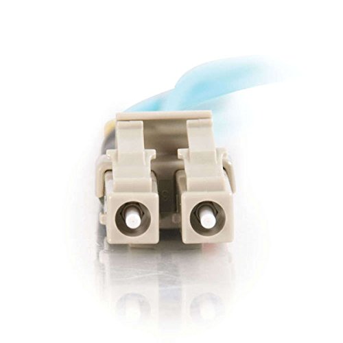 C2G 01117 LC-LC 10Gb 50/125 OM3 Duplex Multimode PVC Fiber Optic Cable - Fiber optic cable - LC multi-mode (M) - LC multi-mode (M) - 49 ft - fiber optic - 50 / 125 micron - OM3 - aqua