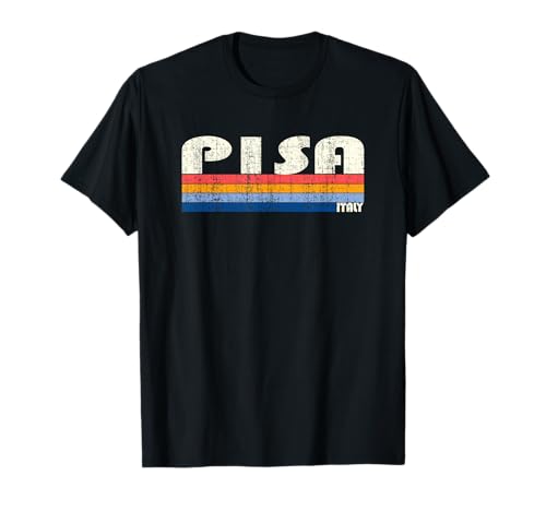 Pisa - Estilo retro de los años 70 y 80 Camiseta