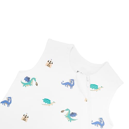 Image of KYTE BABY Unisex Rayon Made from Bamboo Sleep Bag for Babies and Toddlers, 1.0 Tog (X-Small, Dragon)