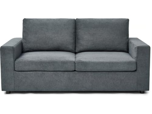 Habitat et Jardin Canapé Convertible Express en Tissu Elena - 3 Places - Couchage 140 cm - Gris