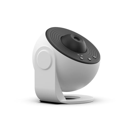 Planetarium Star Projector Light with 12 Planet Discs,Realistic Galaxy Light Projector Timed Silent 360° Rotation for Kids Adjustable Focus Starry Sky Night Light for Baby Kids Ceiling Decor,5W