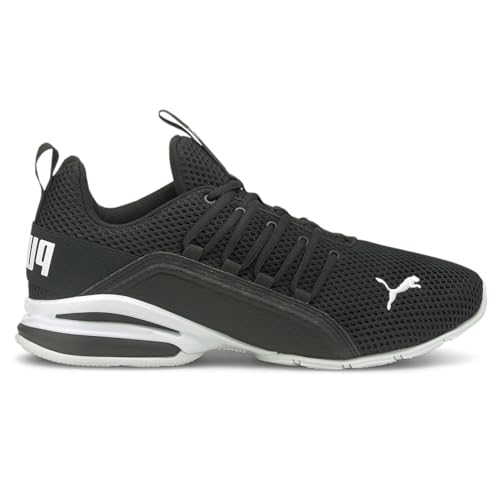 Image of PUMA Mens Axelion Black /White 10 Medium