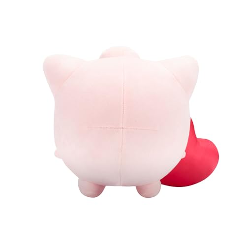 Image of Pokemon Jigglypuff Plush with Heart - 8-Inch Jigglypuff Plush with Unique Accessory