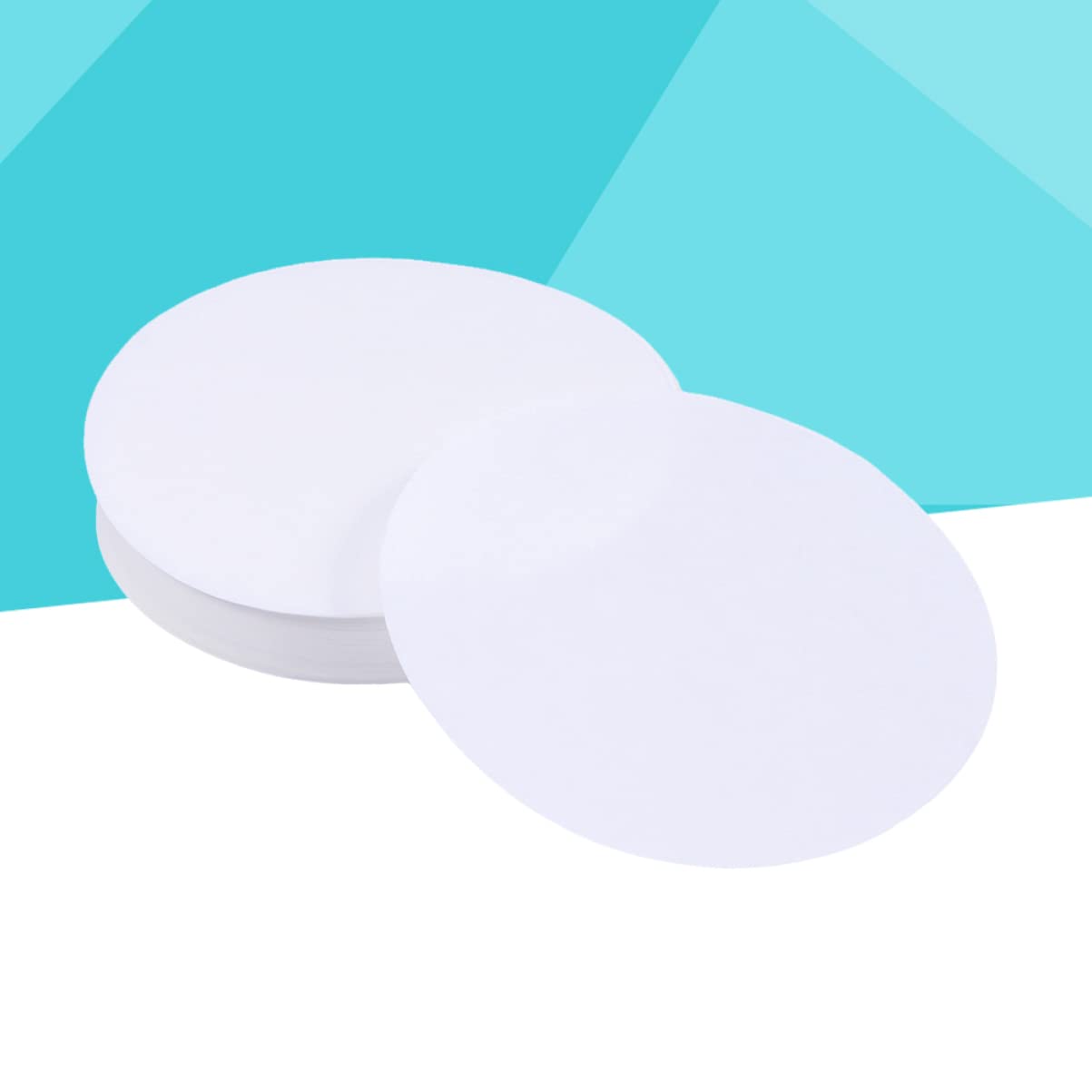 LAPYAPPE 200Pcs Qualitative Filter Paper for School Laboratory Medium Flow Rate Pulp Discs for Experiments Lightweight and Easy to Store