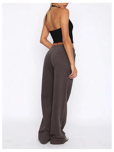 SOLY HUX Women's Y2K Halter Crop Tops V Neck Sleeveless Backless Going Out Slim Fit Tops2