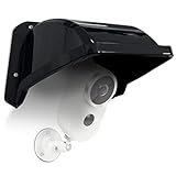 OOSSXX Security Camera Sun Rain Cover Shield Cover Shield for Camara Protective Roof for Outdoor Camera(Black)