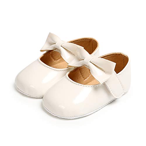 Myleleya Baby Girl Shoes Princess Wedding Dress Mary Jane Flats Shoes With Bowknot Cute Infant First Walkers Newborn Crib Shoes Prewalkers #TOP5