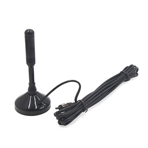 Antena de radio AM/FM uxcell con cable largo de 4m y base imantada de 14cm