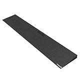 Ruedamann スロープ 段差スロープ 高さ2.5cm 耐荷重650kg 段差プレート 段差解消スロープ 車椅子スロープ ゴムスロープ 敷居スロープ 段差ゴムスロープ 道路 敷居 室内 浴室適用 裁断可能 バリアフリー