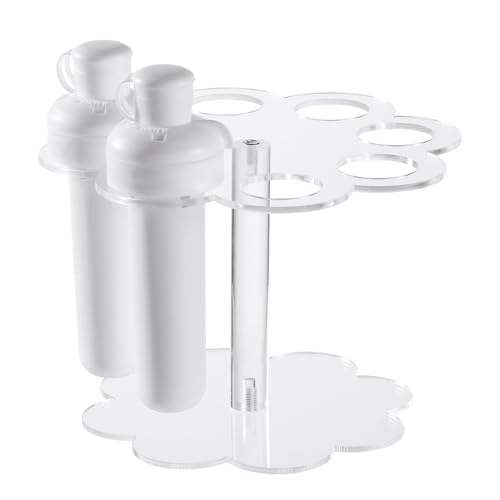 lasuroa Flavor Cartridge Holder for Cirkul Contains 8 Flavor Cartridge Storage Rack Organizer Round Support Water Bottle Accessories for Flavor Cartridges