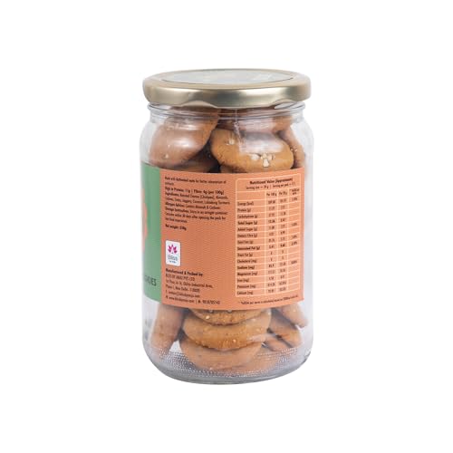 Image of Bliss by Anju Chana Sattu Almond Protein Cookies 350g | Contains 38g Protein Per Pack | High-Protein & Gluten-Free | No Maida, No Butter | Made with Nuts & Clean Ingredients