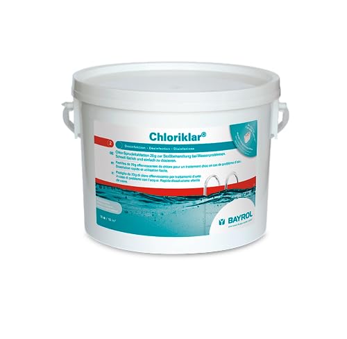 BAYROL Chloriklar 3kg - Chlortabs 20g Schnelllöslich - Mini Schnellchlortabletten für Pool - Schockchlorung Pool Tabletten - Stoßchlorung Pool