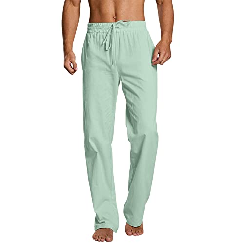 Pantalon décontracté homme coupe droite à poches pour style urbain