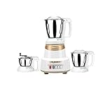 Panasonic 600W Mixer Grinder with SS304 Grade Stainless Steel Blade and 3 Jars Set, 110V (Marble Gold) for USA, Canada