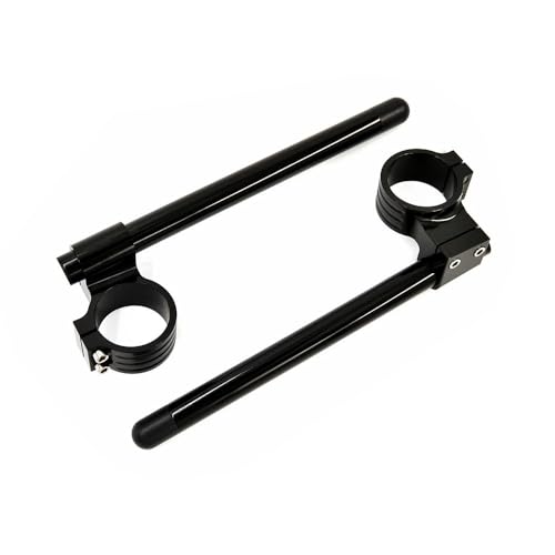 Barra manillar de motocicleta con clip elevador ajustable de 33 a 54 mm 2