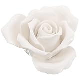 Une ambiance chaleureuse et naturelle : les fleurs murales décoratives en céramique et le petit vase à roses apportent une sensation de fraîcheur naturelle, créant une atmosphère relaxante et accueillante dans vos espaces de vie. fleurs en céramique faites à la main, décorations murales pour chambre de femme