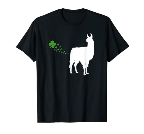 Llama St. Patricks Day Fart - Regalo para hombre Camiseta