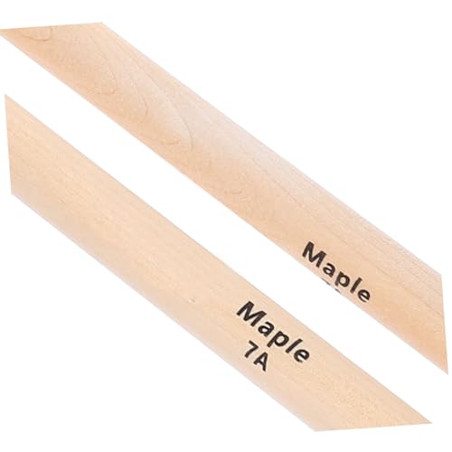 Baquetas Mikinona, 2 piezas, mango liso, para principiantes, estudiantes y músicos, adecuadas para diversos estilos de batería, práctica, conciertos y presentaciones en banda miniatura 3
