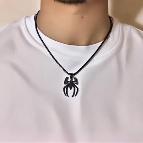 Spider Man Necklace for Women Daily Wear,Cosplay and Ideal Pink Gift for Spider Man Fans Chain2