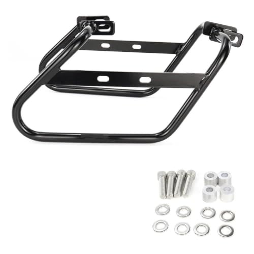 Support sacoche pour Harley Softail Fat Boy 114 2018-2024 en acier robuste noir