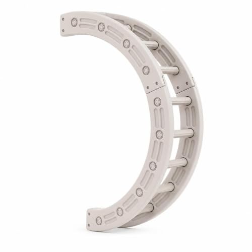 Cúpula de escalada para niños con cuarto círculo, estructura de juego gris HDPE