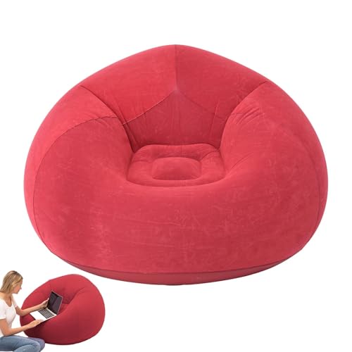 Zunishaone - Sillón infantil infantil (sofá cama supletoria, portátil, para adultos, ideal para dormitorio, sala de estar, juegos, noche de cine, inflado rápido, compacto y cómodo