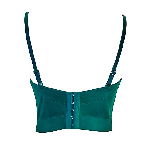 Image of VEENDEO Women's Strap Beads Bustier Corset Crop Top Club Party Bra