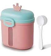 Baby Formula Dispenser,Portable Milk Powder Formula Container,with Scoop and Transparent Scale In...