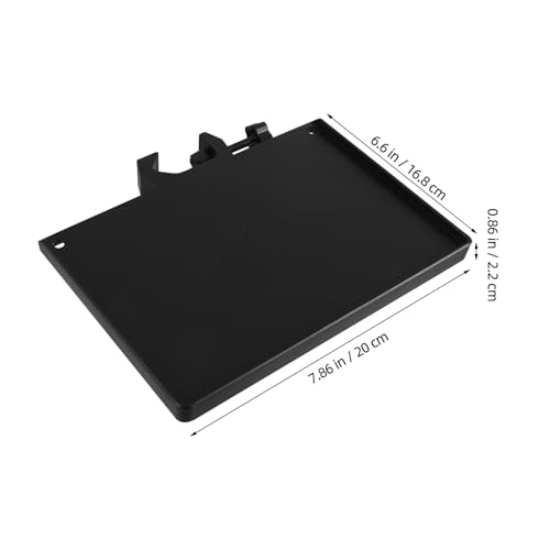 Bandeja para soporte de micrófono con estante para tarjeta de sonido y accesorios de podcast 2