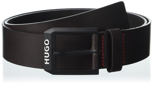 HUGO mens Gelio Smooth Leather Casual Belt