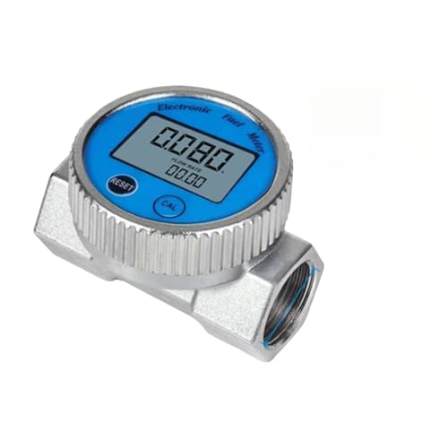 Débitmètre à eau électronique turbine 3/4 pouce compteur de liquide LCD