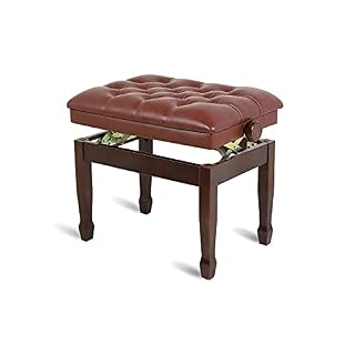 TEmkin Tabouret de Piano en Cuir Souple réglable – Banc de Piano Musical, avec Construction en Bois Dur Massif, 60 x 40 x 50-60 cm, Convient pour Une Seule Personne - Les Beatles, Paul McCartney, John Lennon, RIngo Starr, George Harrison TEmkin Tabouret de Piano en Cuir Souple réglable – Banc de Piano Musical, avec Construction en Bois Dur Massif, 60 x 40 x 50-60 cm, Convient pour Une Seule Personne – Image 2